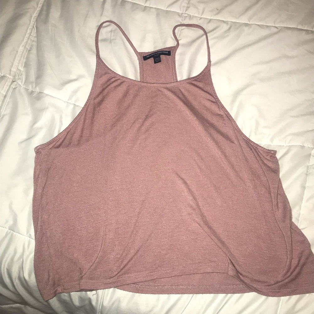 Pink halter tank
